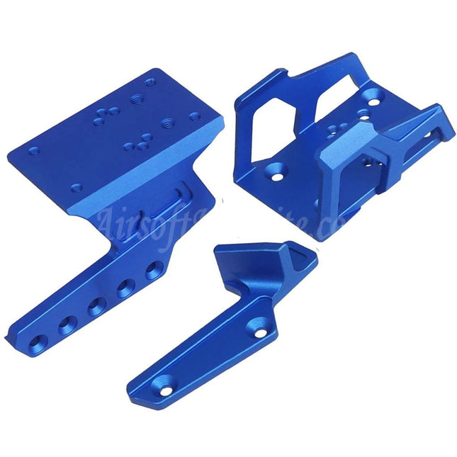 5KU CNC Aluminum Exoskeleton Optic Mount with Thumb Rest For Tokyo Marui Hi-Capa Series GBB Pistols Airsoft