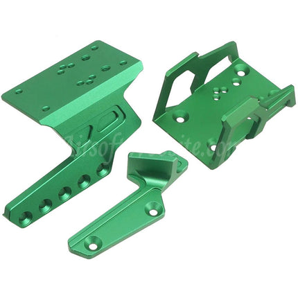 5KU CNC Aluminum Exoskeleton Optic Mount with Thumb Rest For Tokyo Marui Hi-Capa Series GBB Pistols Airsoft