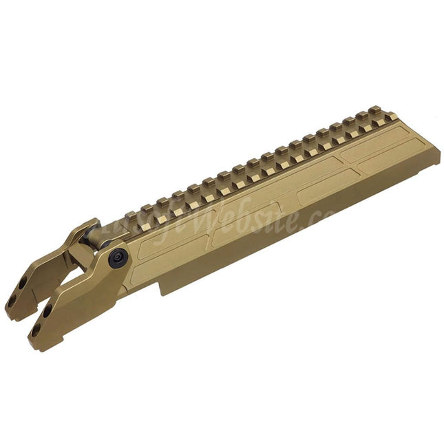 5KU CNC Aluminum M1913 20mm Railed Receiver Dust Cover Suitable For MMS Handguard CYMA AKM AK74 AK104 AK105 Series Rifles