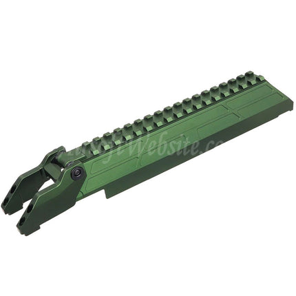 Cache-poussière de récepteur railed 20mm M1913 en aluminium CNC 5KU, compatible avec les garde-mains MMS et les fusils CYMA séries AKM AK74 AK104 AK105
