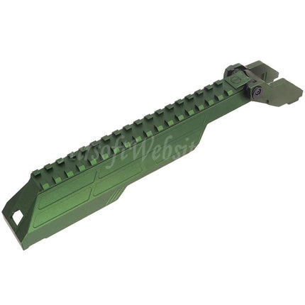 Cache-poussière de récepteur railed 20mm M1913 en aluminium CNC 5KU, compatible avec les garde-mains MMS et les fusils CYMA séries AKM AK74 AK104 AK105