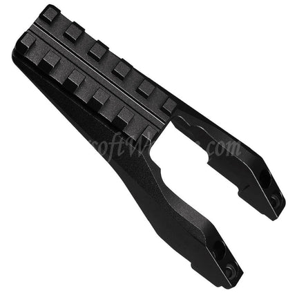 5KU CNC Aluminium M1913 20mm Optikmontage mit Schiene, passend für MMS Handschutz CYMA AKM AK74 AK104 AK105 Serien Gewehre