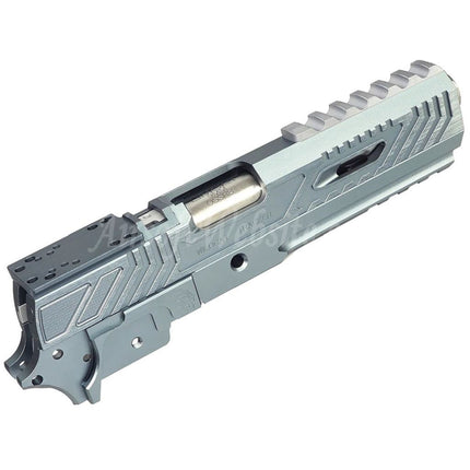 5KU CNC Aluminium Limcat Wildcat Tracker Carry Optic Lauf-Schlitten-Mittelrahmen-Kit passend für Tokyo Marui Hi-Capa Serie GBB Airsoft-Pistolen