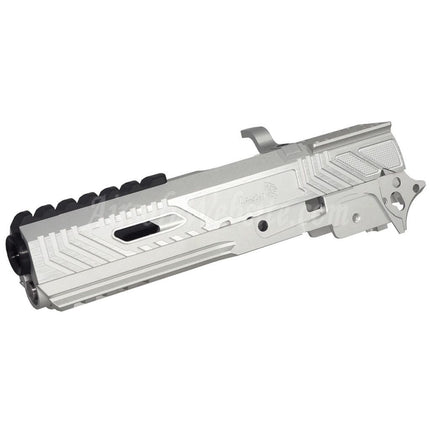 5KU CNC Aluminium Limcat Wildcat Tracker Carry Optic Lauf-Schlitten-Mittelrahmen-Kit passend für Tokyo Marui Hi-Capa Serie GBB Airsoft-Pistolen