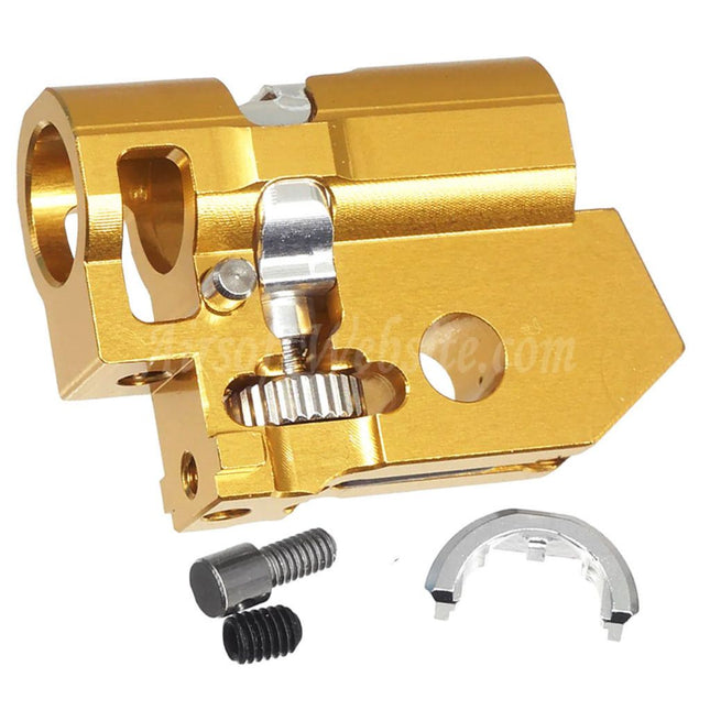 5KU CNC Aluminum One-piece TDC Hop-Up Chamber Suitable For KJ Works ASG CZ Shadow2 TS2 Series GBB Pistols Gold