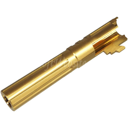 5KU 4.3 Inches Stainless Steel Straight Fluted Outer Barrel +11mm CW Clockwise Thread Suitable For Hi-Capa 4.3 Series GBB Pistols Airsoft