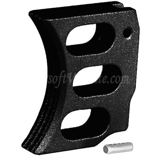 5KU Aluminum Three Hole Skeletonized Trigger Long Suitable For Tokyo Marui Hi-Capa 1911 Series GBB Pistols Airsoft
