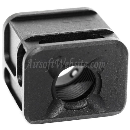 Compensateur 5KU SPARC-M -14 mm CCW pour pistolets Tokyo Marui G17 G18C GBB Airsoft Noir