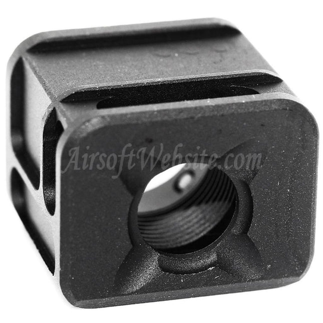 Compensateur 5KU SPARC-M -14 mm CCW pour pistolets Tokyo Marui G17 G18C GBB Airsoft Noir