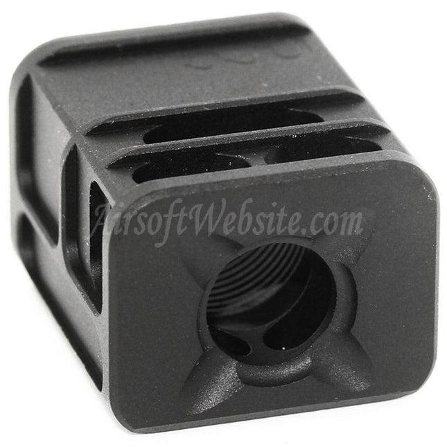 Compensateur 5KU SPARC-L -14 mm CCW pour pistolets Tokyo Marui G17 G18C GBB Airsoft Noir