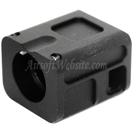Compensateur 5KU SPARC-L -14 mm CCW pour pistolets Tokyo Marui G17 G18C GBB Airsoft Noir