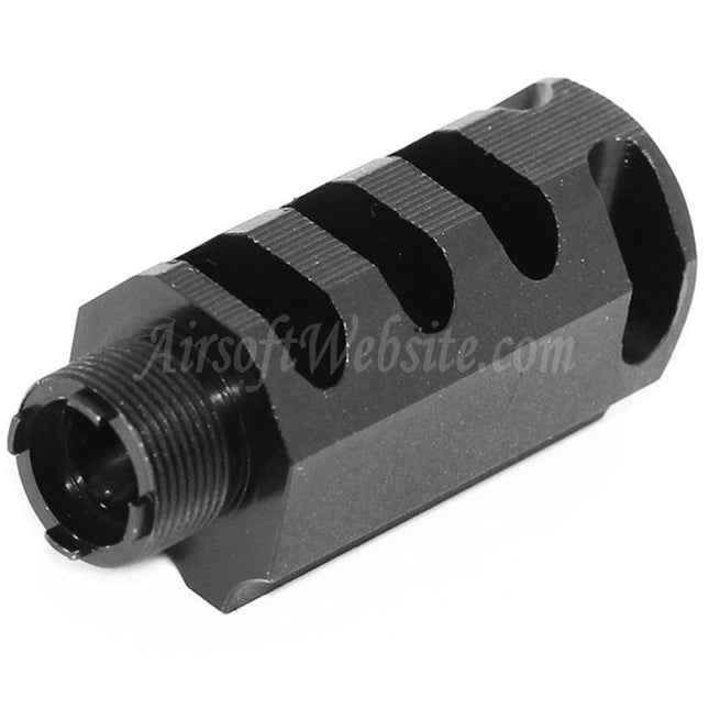 Kit de compensateur avant DOUBLE BELL 60 mm/48 mm pour pistolets DOUBLE BELL Tokyo Marui 1911 GBB Airsoft noir