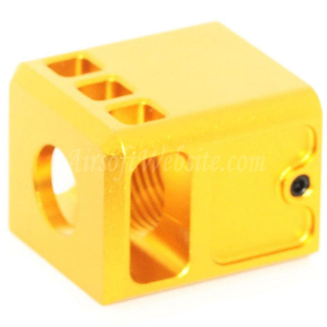Compensateur 5KU Stubby Compensator -14 mm CCW pour pistolets Tokyo Marui G17 G18C GBB Airsoft
