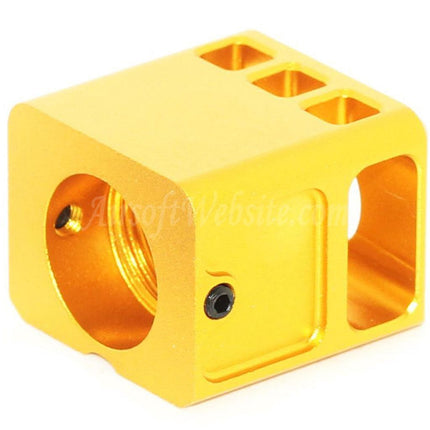 Compensateur 5KU Stubby Compensator -14 mm CCW pour pistolets Tokyo Marui G17 G18C GBB Airsoft