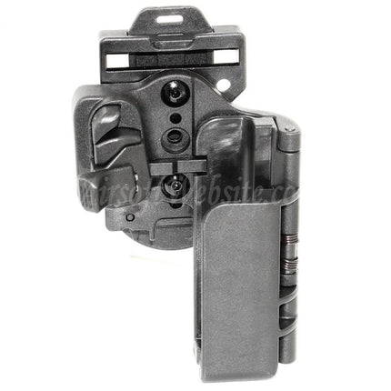 Étui tactique APS Quantum Mechanics OWB Condition 3 pour pistolets G19 et G23, noir, Airsoft