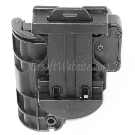 Étui tactique APS Quantum Mechanics OWB Condition 3 pour pistolets G19 et G23, noir, Airsoft