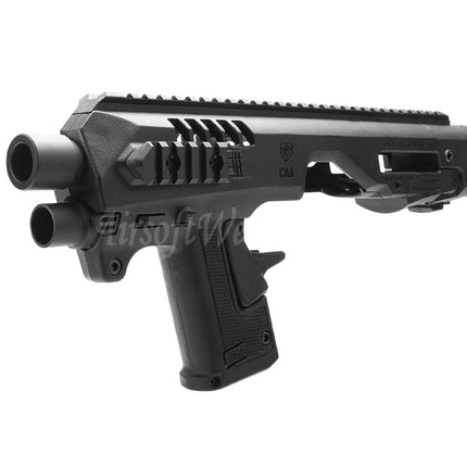 CAA Roni Pistol Carbine Conversion Kit For KSC VFC Umarex Tokyo Marui G17 G18C G19 G23F Series GBB Pistols Airsoft