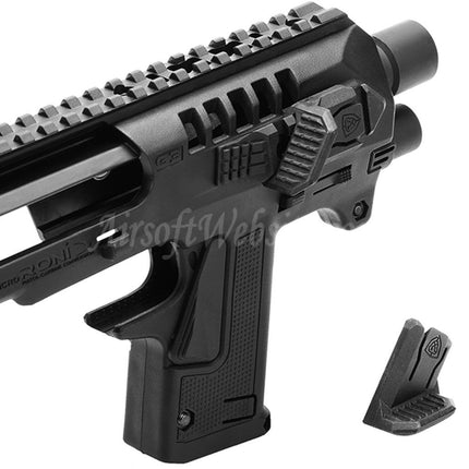 CAA Roni Pistol Carbine Conversion Kit For KSC VFC Umarex Tokyo Marui G17 G18C G19 G23F Series GBB Pistols Airsoft