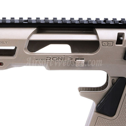 CAA Roni Pistol Carbine Conversion Kit For KSC VFC Umarex Tokyo Marui G17 G18C G19 G23F Series GBB Pistols Airsoft