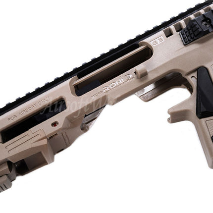 CAA Roni Pistol Carbine Conversion Kit For KSC VFC Umarex Tokyo Marui G17 G18C G19 G23F Series GBB Pistols Airsoft