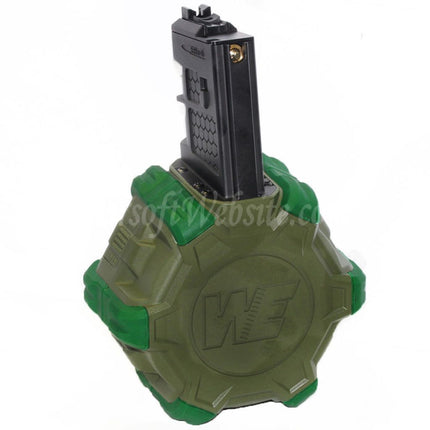 Chargeur à gaz WE (WE-TECH) 350 coups pour fusils WE (WE-TECH) « Open Bolt Type » L85 / SCAR-L / R5C / T65 / HK416 / AR M4 M16 GBB Airsoft