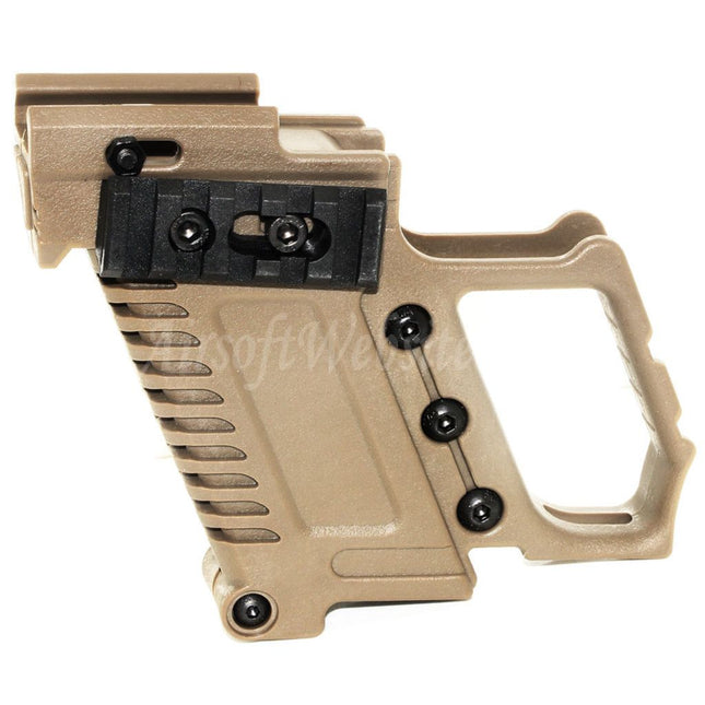 Double Bell Two Side Rails Loading Conversion Kit for APS ARMY DOUBLE BELL AW WE Tokyo Marui G17 G18C G34 G35 Series GBB Pistols Airsoft