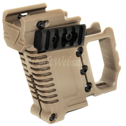 Kit de conversion de chargement à deux rails latéraux pour pistolets APS ARMY DOUBLE BELL AW WE Tokyo Marui G17 G18C G34 G35 Series GBB Airsoft
