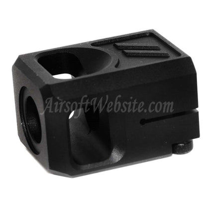 Compensateur en aluminium CNC 5KU V2 -14 mm CCW pour pistolets G17 GBB Airsoft