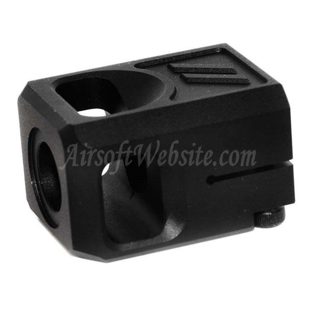 Compensateur en aluminium CNC 5KU V2 -14 mm CCW pour pistolets G17 GBB Airsoft
