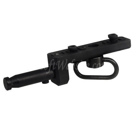 Adaptateur de bipied Golden Eagle M-LOK avec émerillon de sangle QD pour bipied de style Versa Pod Airsoft