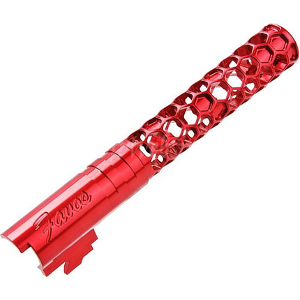 Canon extérieur Dr. Black en aluminium CNC 6063 de 5 pouces (125 mm) de style Favos + 11 mm de rotation dans le sens des aiguilles d'une montre pour pistolets Armorer Works AW WE-TECH Tokyo Marui Hi-Capa série 5.1 GBB Airsoft