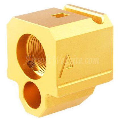 RWA Agency Arms 417 Single Port Compensator -14mm CCW Counter-clockwise Thread For Elite Force UMAREX VFC WE (WE-Tech) G-Series GBB Pistols Airsoft