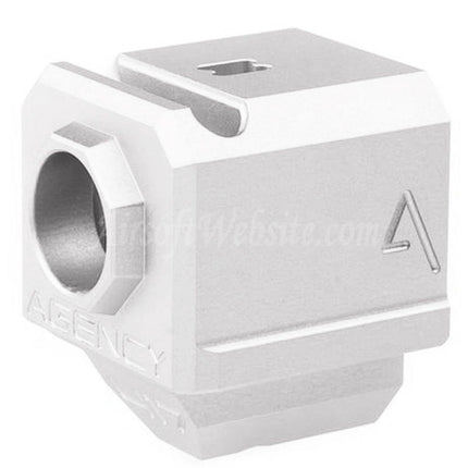 RWA Agency Arms 417 Single Port Compensator -14mm CCW Counter-clockwise Thread For Elite Force UMAREX VFC WE (WE-Tech) G-Series GBB Pistols Airsoft