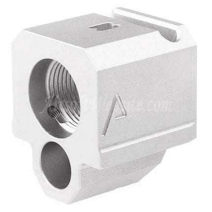 RWA Agency Arms 417 Single Port Compensator -14mm CCW Counter-clockwise Thread For Elite Force UMAREX VFC WE (WE-Tech) G-Series GBB Pistols Airsoft